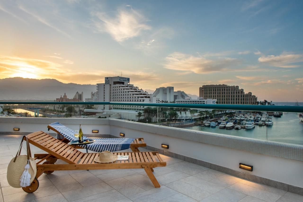 Vert Hotel Eilat By Afi Hotels Zewnętrze zdjęcie View from the rooftop