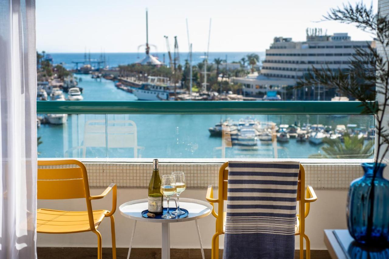Vert Hotel Eilat By Afi Hotels Zewnętrze zdjęcie View of the marina from the hotel